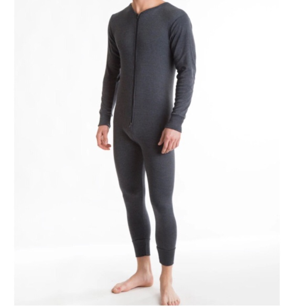 OCTAVE® Mens Thermal Underwear All In One Union Suit / Thermal Body Suit size XL